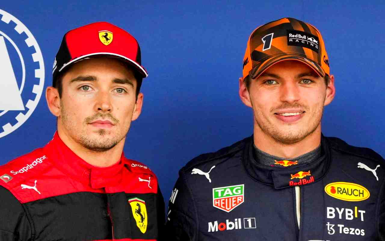 Charles Leclerc e Max Verstappen (ANSA)