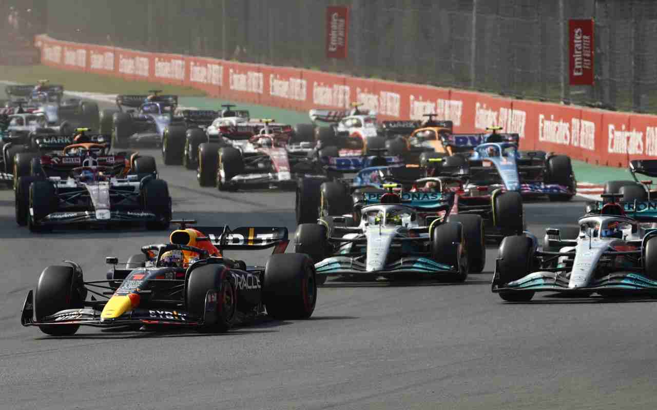 Il via del GP del Messico di F1 (ANSA)