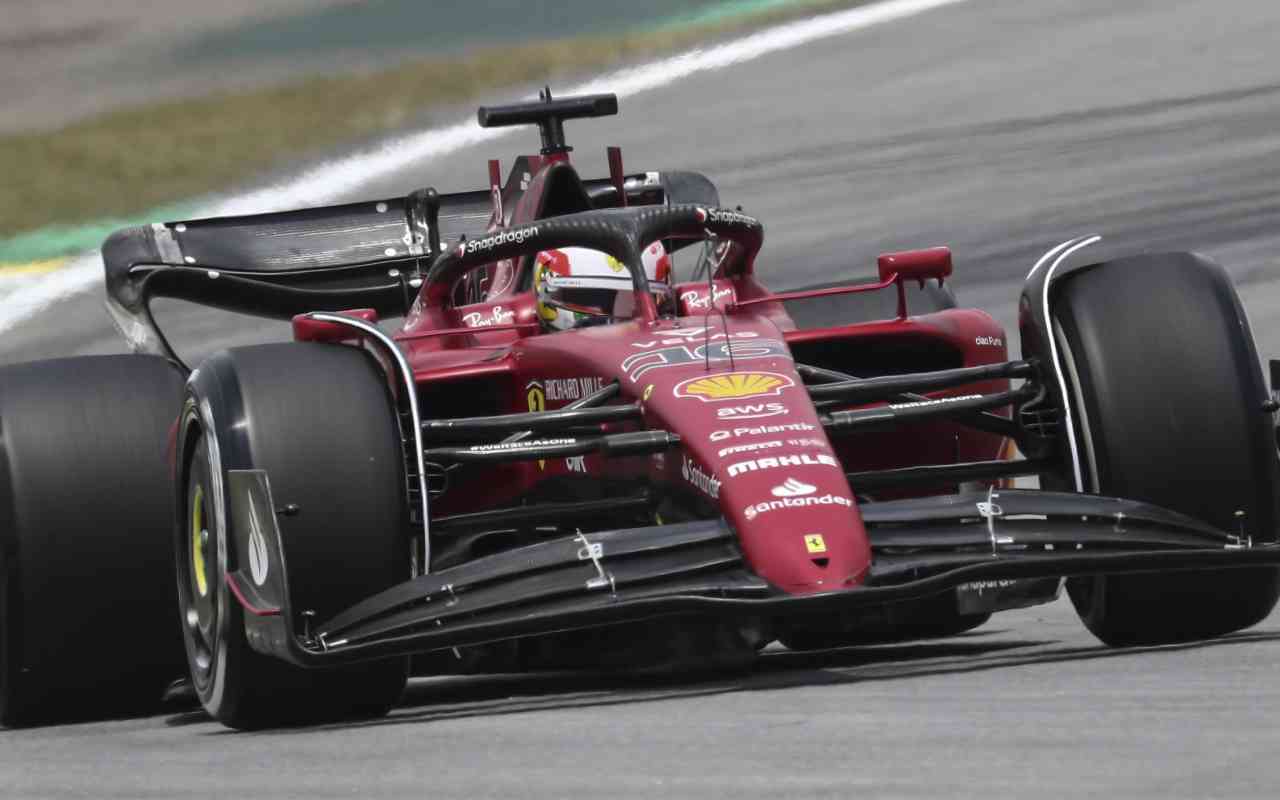 Charles Leclerc su Ferrari (Ansa Foto)