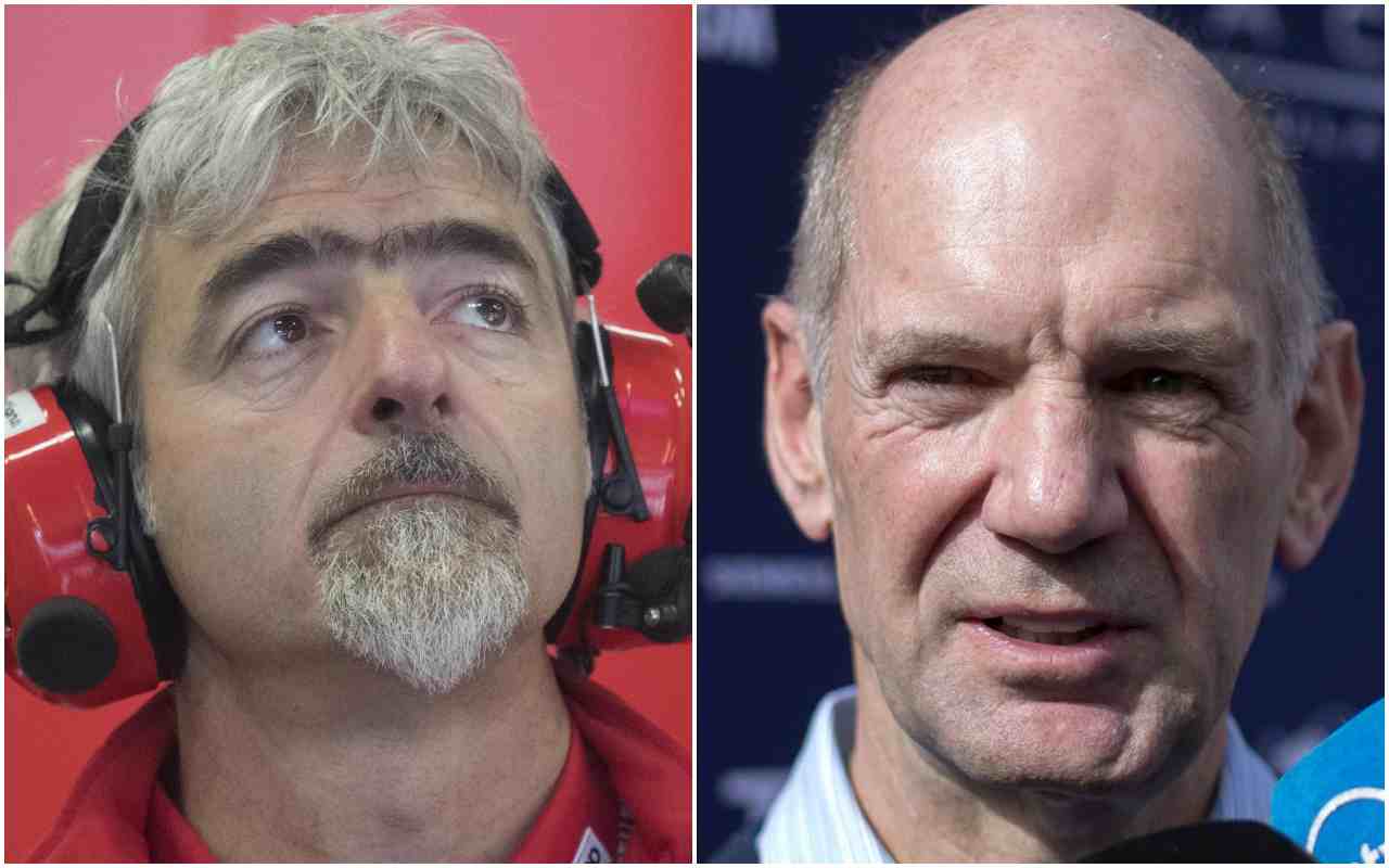 Gigi Dall'Igna e Adrian Newey (ANSA)