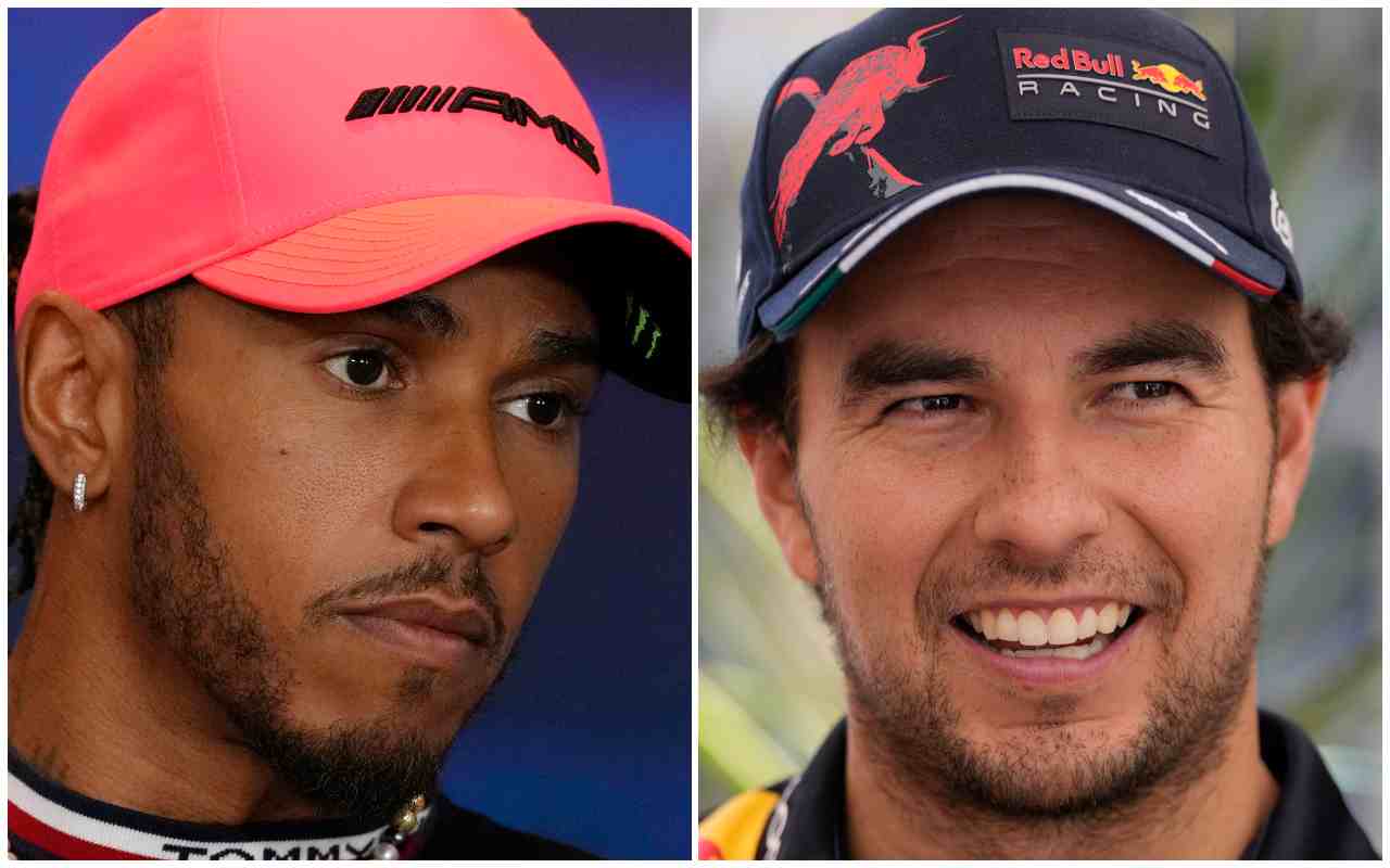 Lewis Hamilton Sergio Perez (LaPresse)