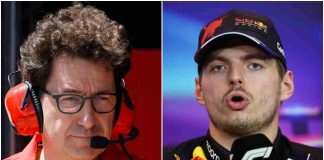 Mattia Binotto e Max Verstappen (ANSA)