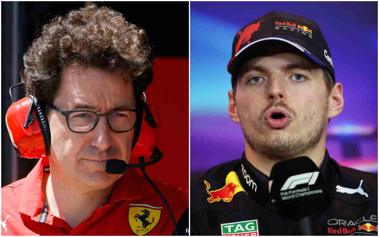 F1, Mattia Binotto e Max Verstappen (ANSA)