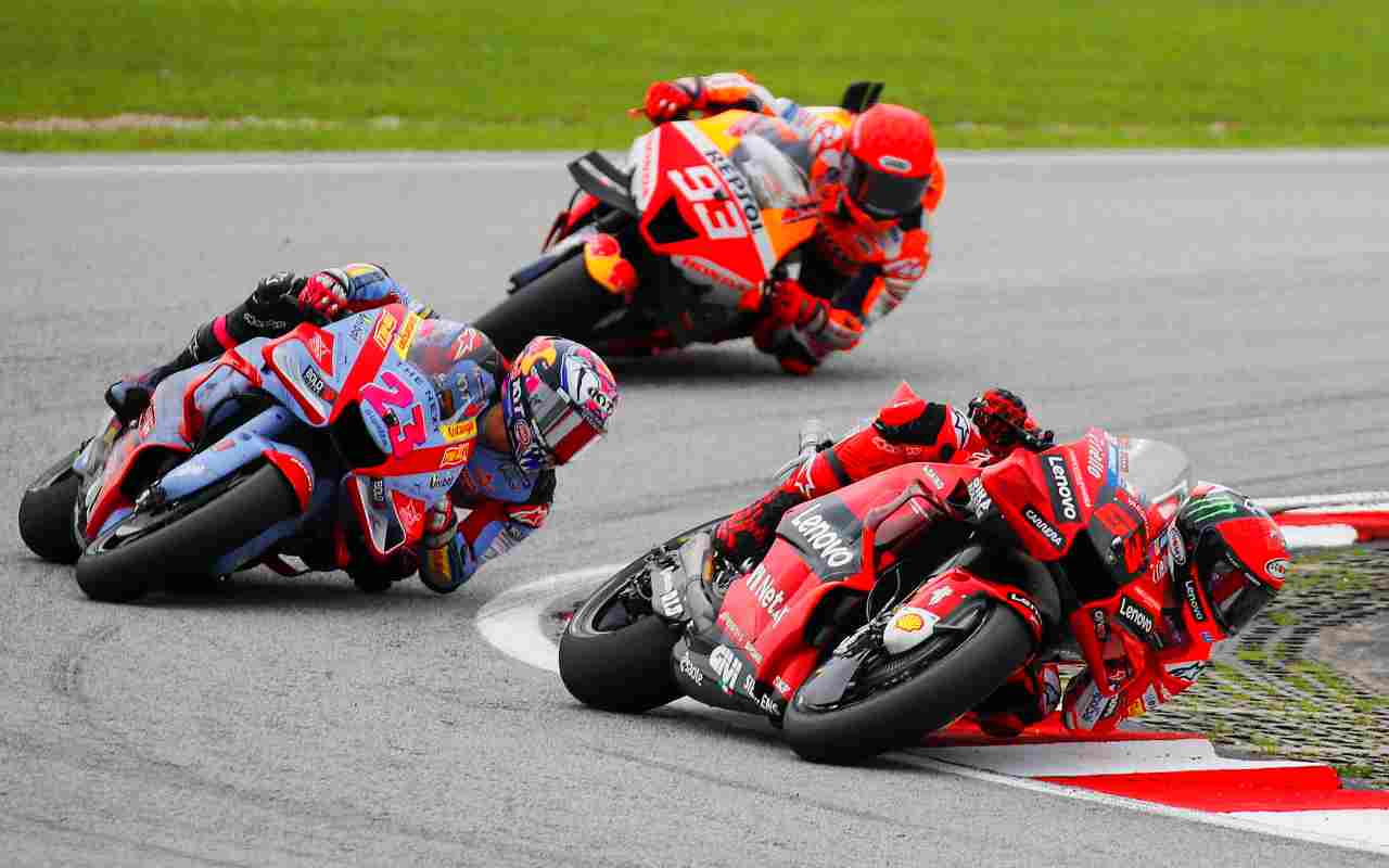 MotoGP, Ducati e Honda (ANSA)