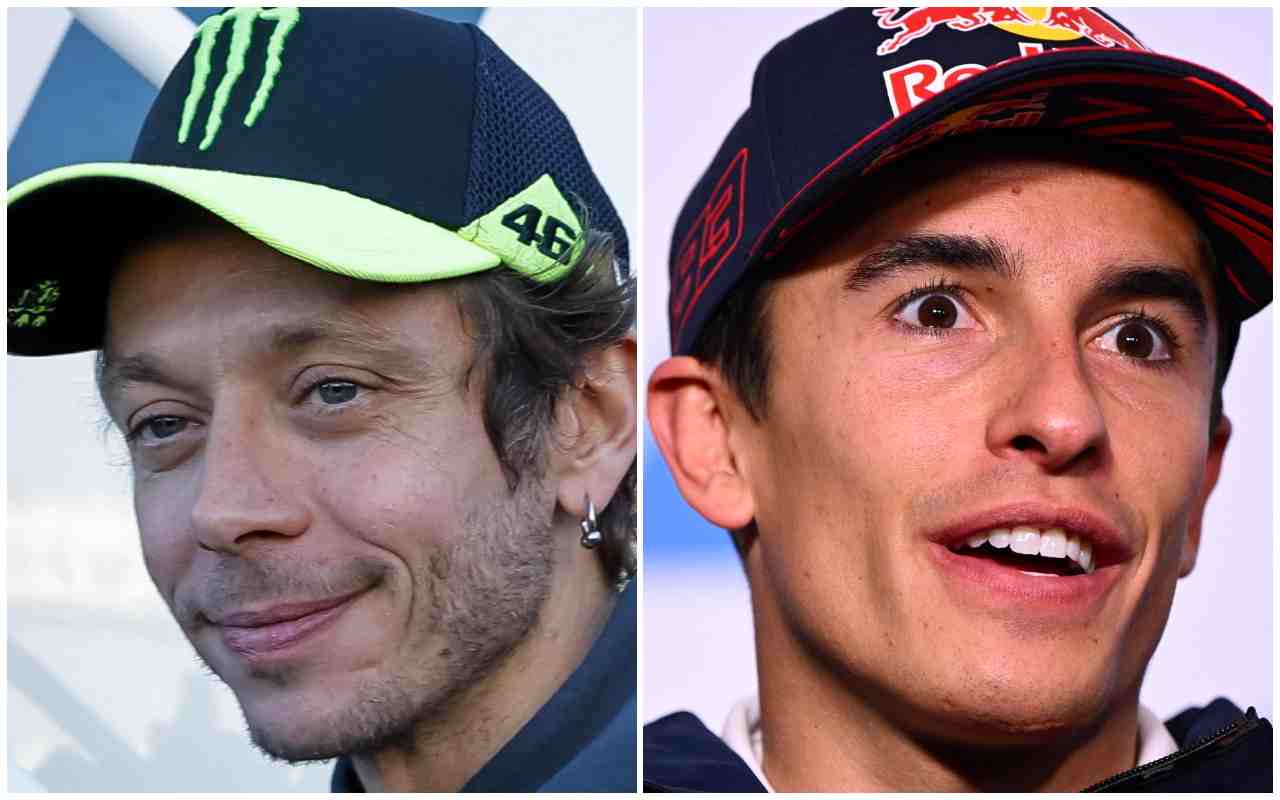 MotoGP Valentino Rossi e Marc Marquez (ANSA)