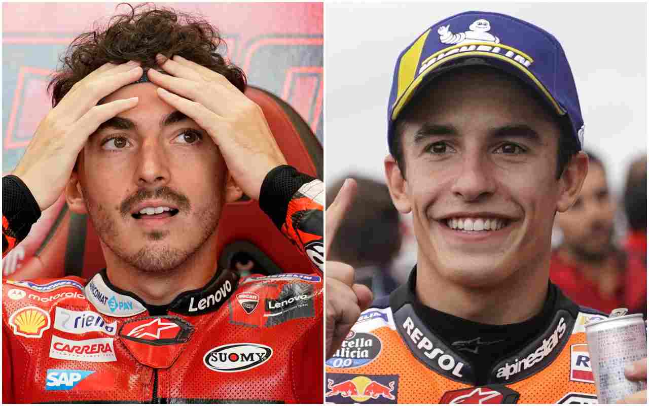 Pecco Bagnaia e Marc Marquez (ANSA)