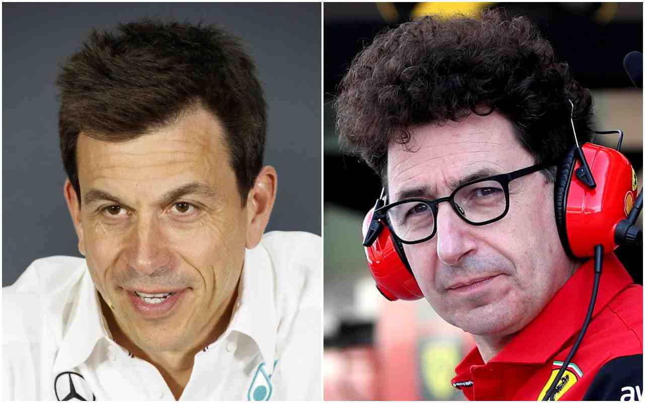 Toto Wolff e Mattia Binotto (ANSA)