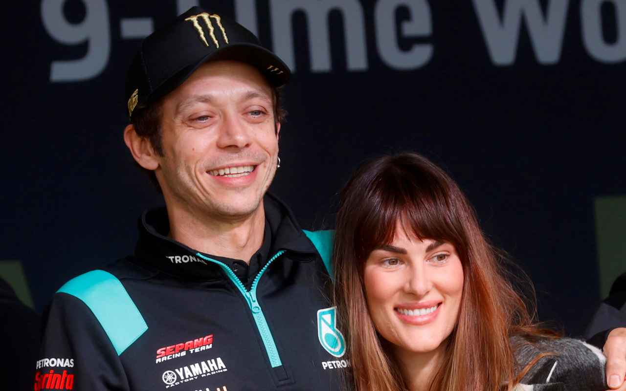 Valentino Rossi e Francesca Sofia Novello (ANSA)