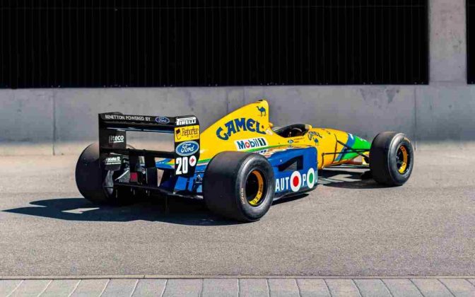 Benetton B191 di Schumacher (Rmsothebys)
