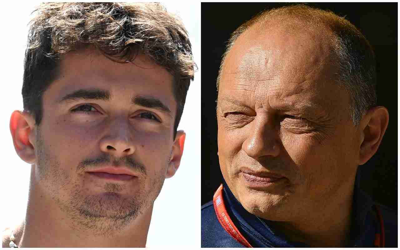 F1 Charles Leclerc e Frederic Vasseur (ANSA)