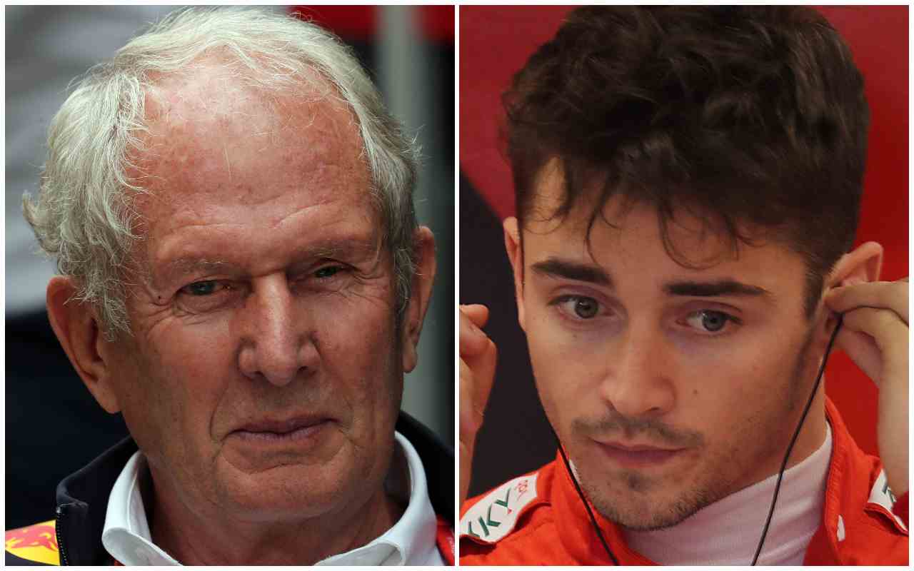 Helmut Marko Red Bull Charles Leclerc (Ansa Foto)