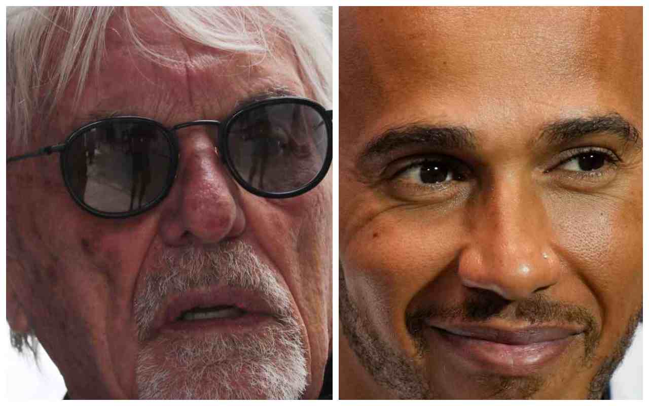 Lewis Hamilton e Bernie Ecclestone (LaPresse)