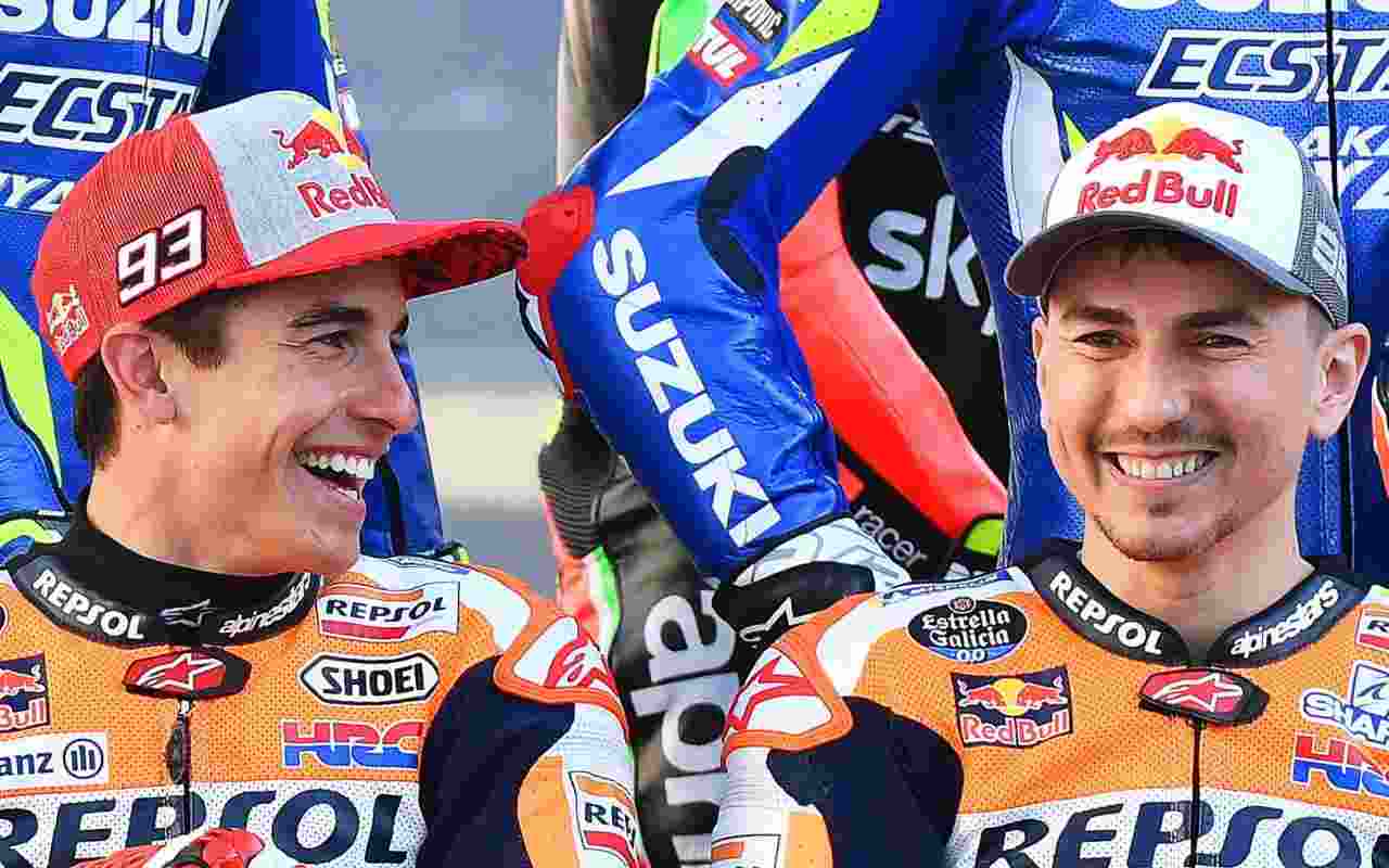 Marc Marquez e Jorge Lorenzo (ANSA)