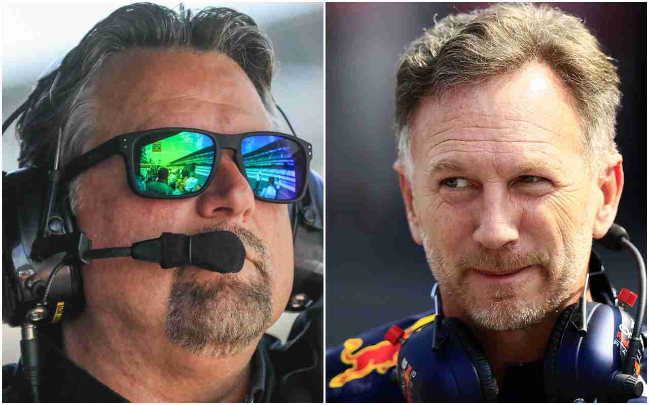 Michael Andretti e Christian Horner (ANSA)