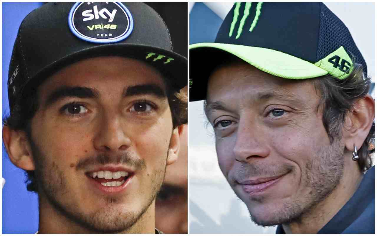 MotoGP Pecco Bagnaia e Valentino Rossi da sempre molto amici (ANSA)