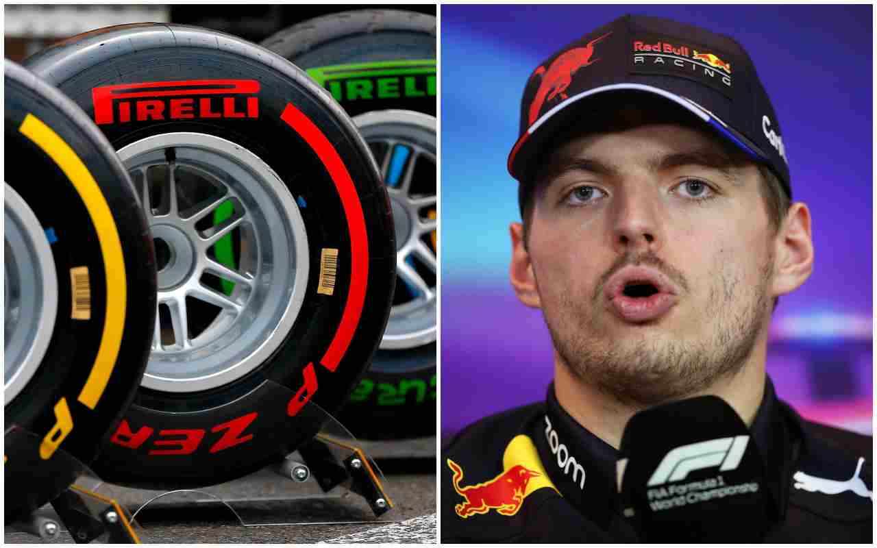 Pirelli e Verstappen (ANSA)
