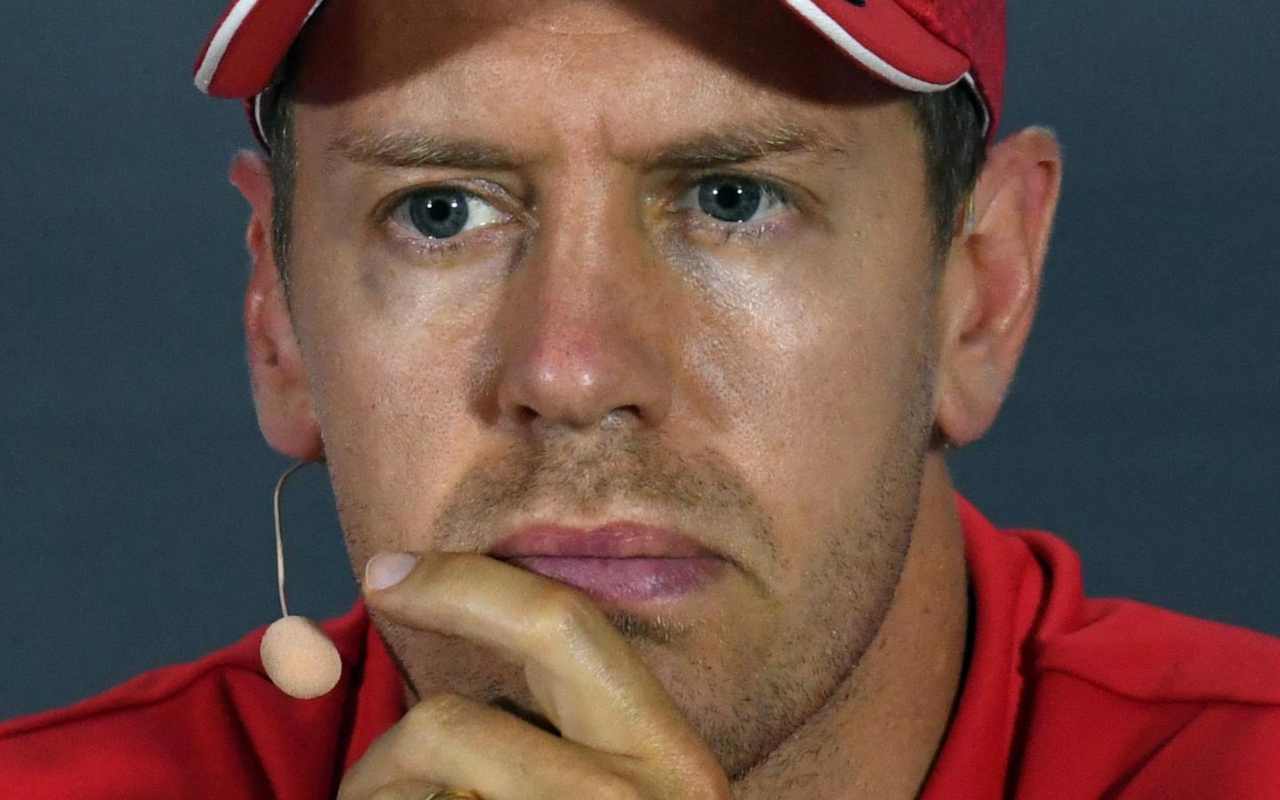 Sebastian Vettel Ferrari (Ansa Foto)