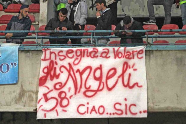 Striscione Stadio San Paolo (ANSA)