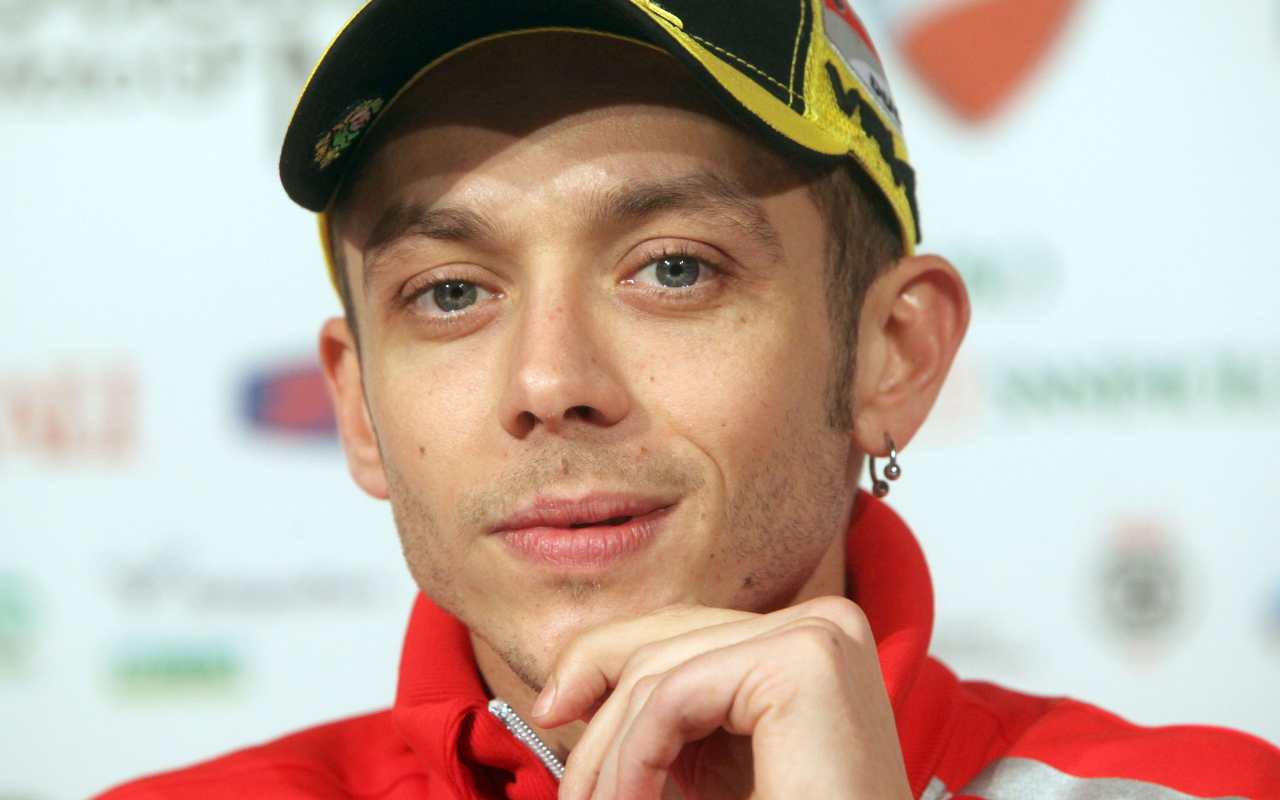 Valentino Rossi Ducati (Ansa Foto)