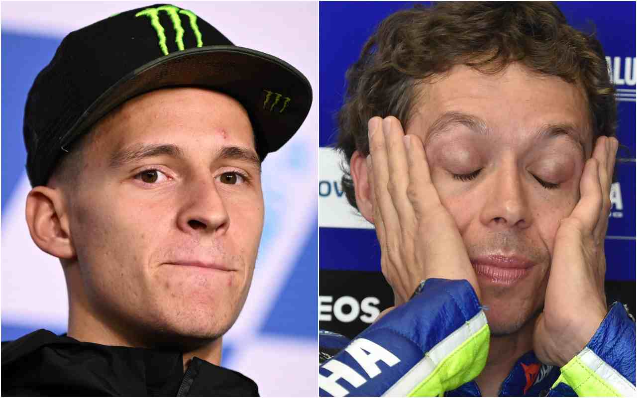 Valentino Rossi e Fabio Quartararo (ANSA)