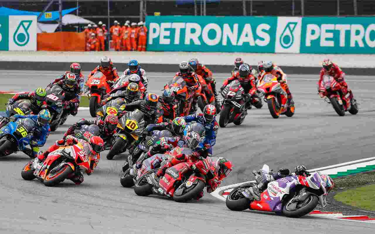 Un'immagine di gara della MotoGP nel 2022 (ANSA)
