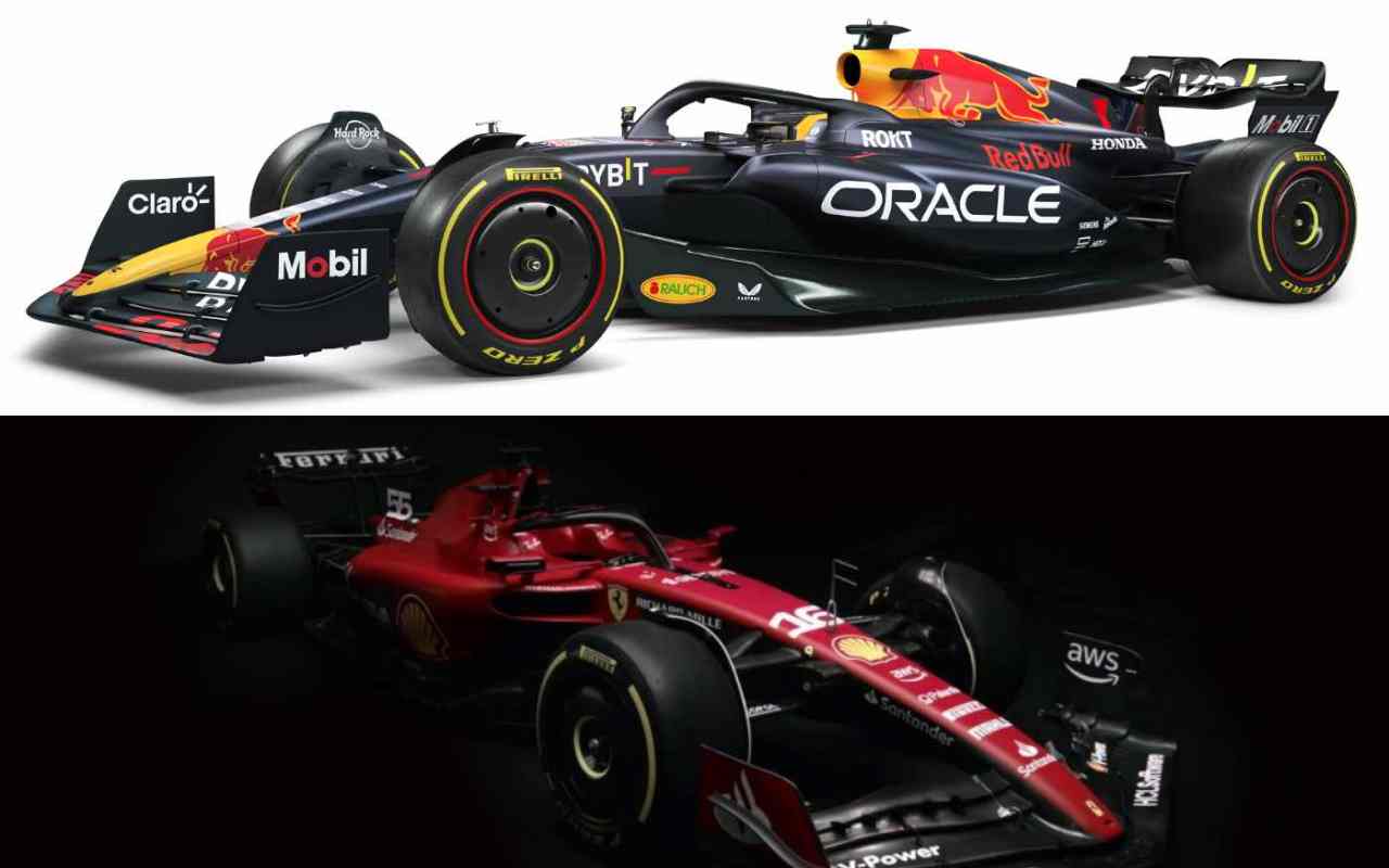 RB19 -SF23 (Media ufficiali Red Bull Racing - Ferrari)