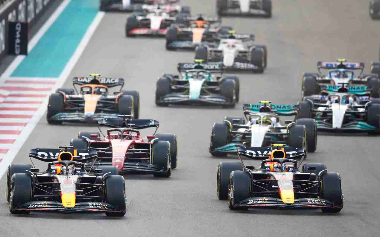 Partenza di un GP di F1 (ANSA)