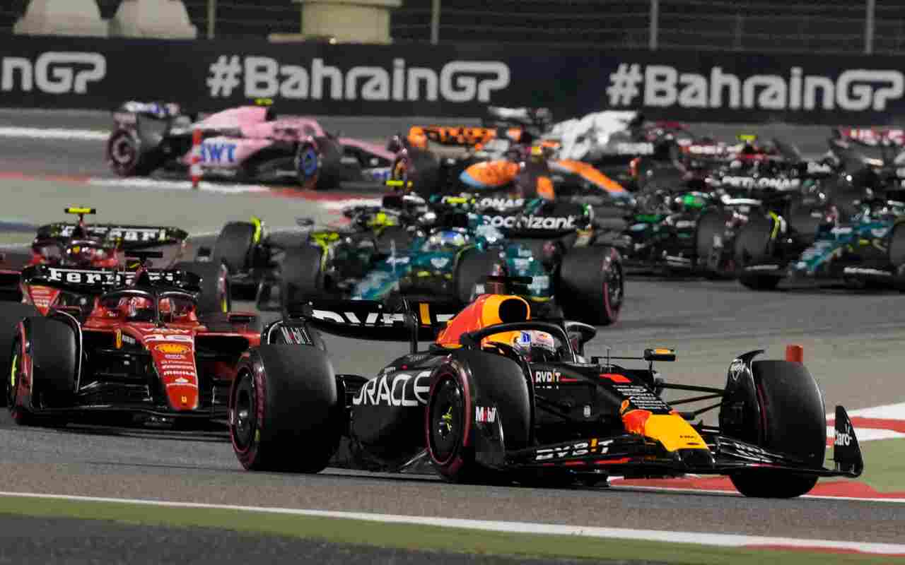 Fase di gara della F1