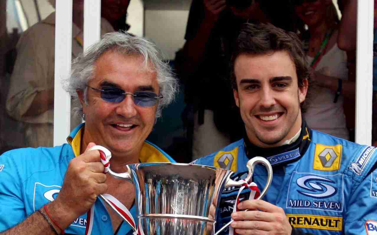 Fernando Alonso e Flavio Briatore (ANSA)