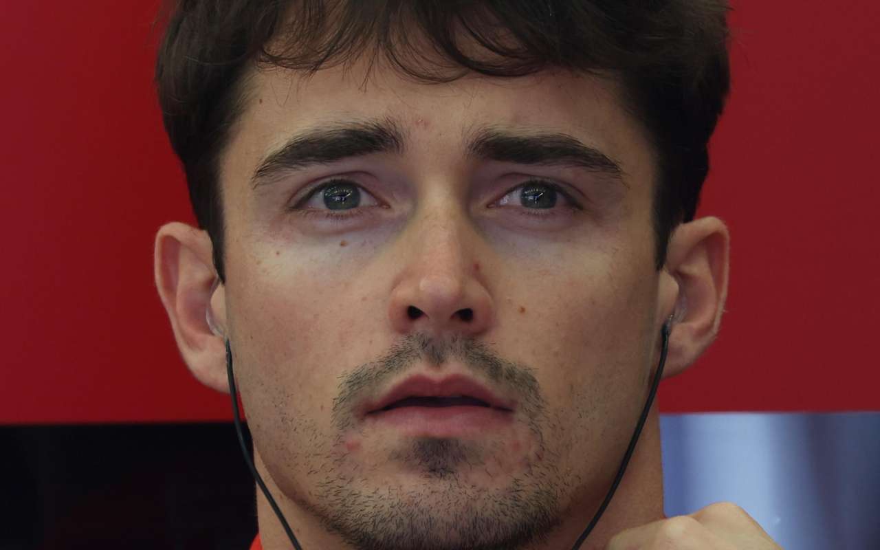 Il pilota Ferrari Charles Leclerc 