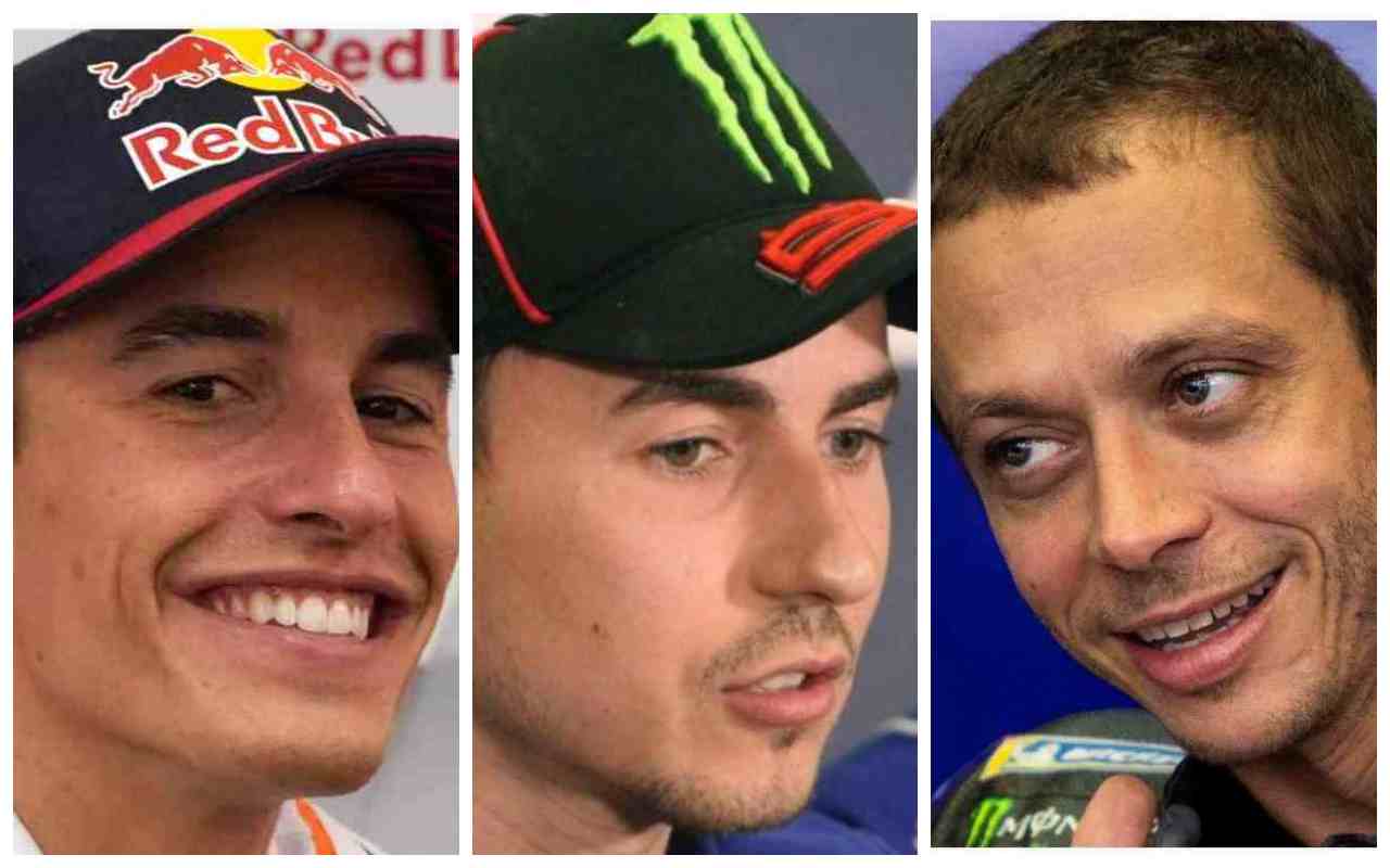 Jorge Lorenzo Valentino Rossi Marc Marquez (Ansa Foto)