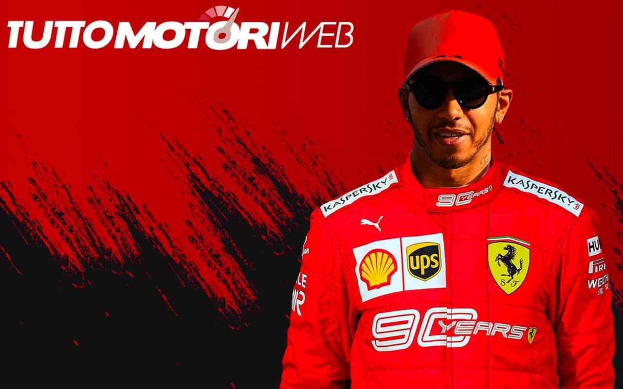 Lewis Hamilton in Ferrari