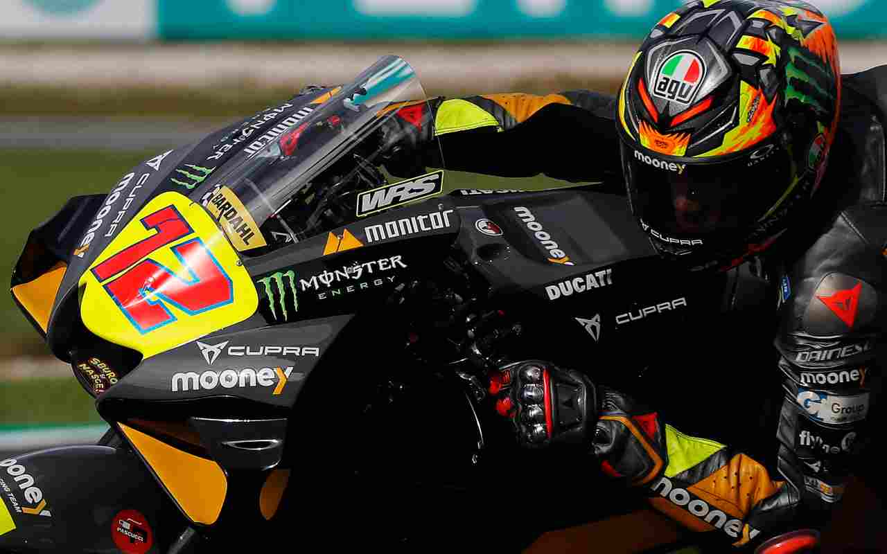 Marco Bezzecchi su Ducati del team Mooney VR46