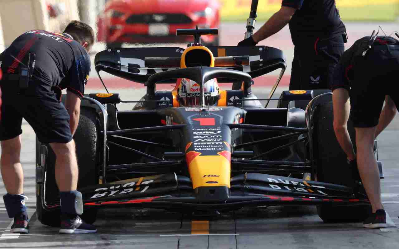 Max Verstappen su Red Bull (Ansa Foto)