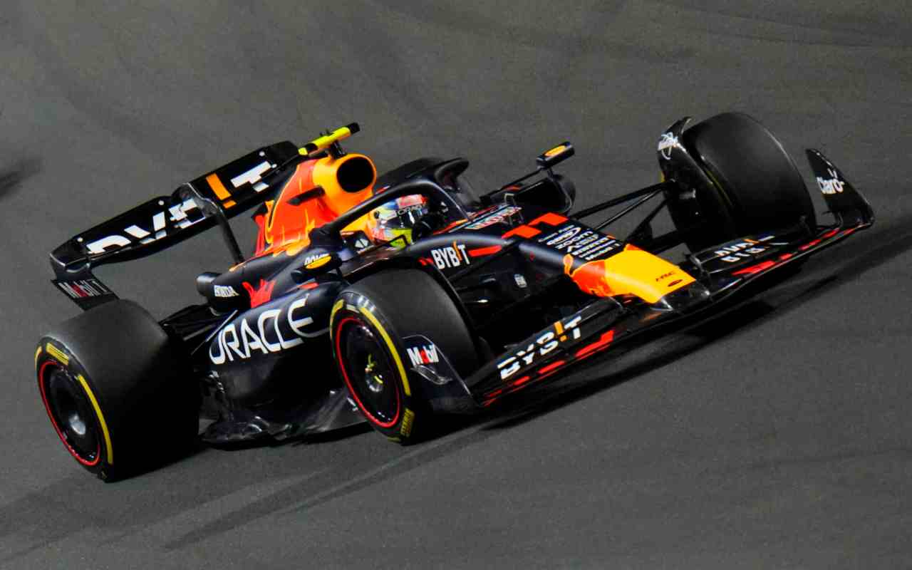 Red Bull RB19 Sergio Perez a Jeddah (LaPresse)