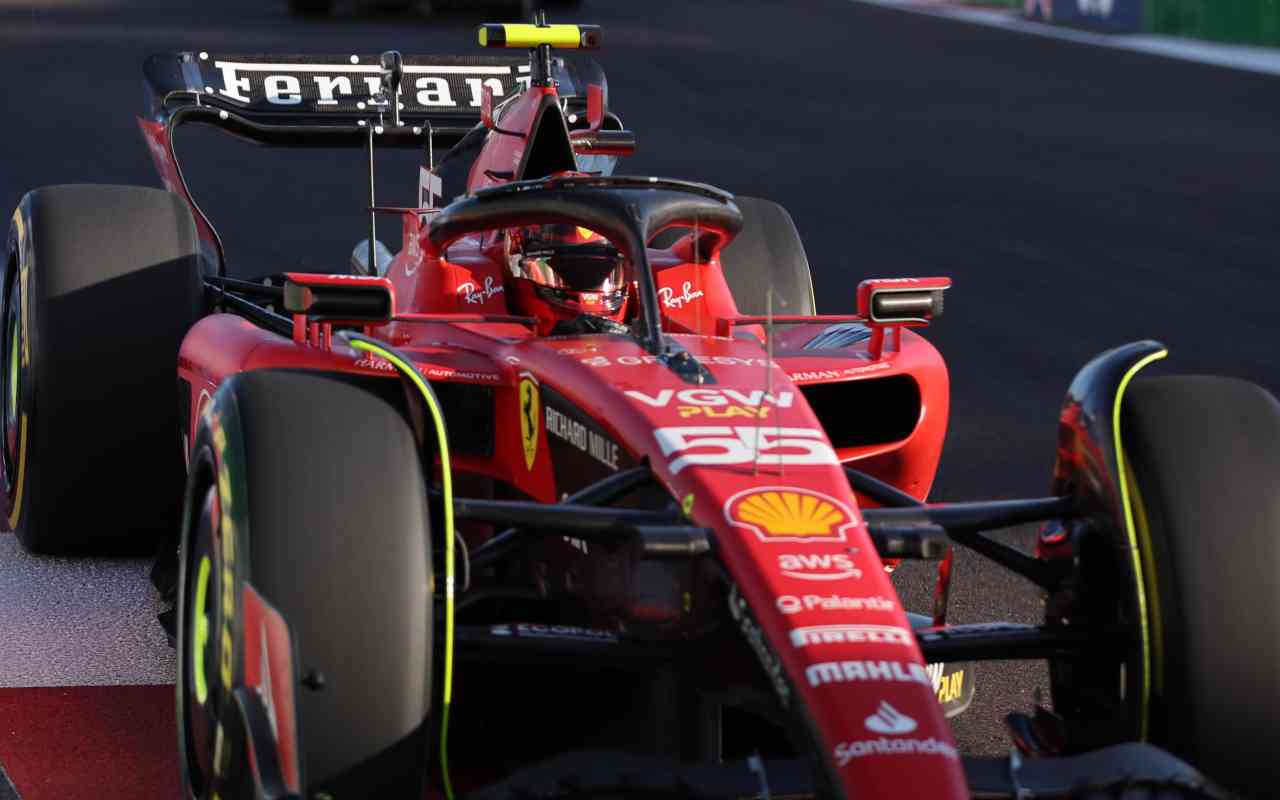 Carlos Sainz su Ferrari