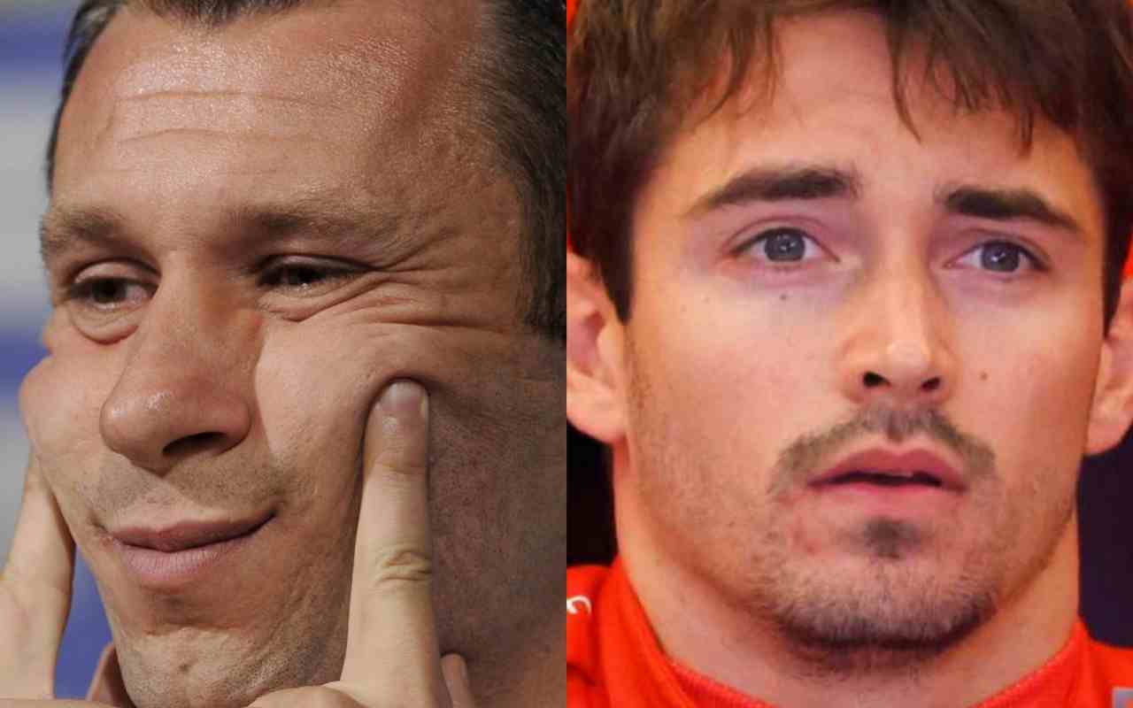 F1 Antonio Cassano e Charles Leclerc (ANSA)