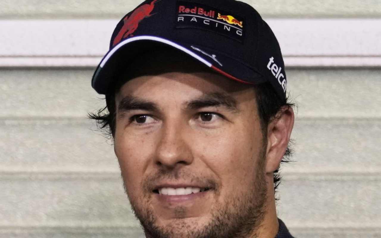 Il pilota Red Bull Sergio Perez 