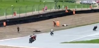 Un fotogramma dell'incidente avvenuto a Brands Hatch (Youtube)