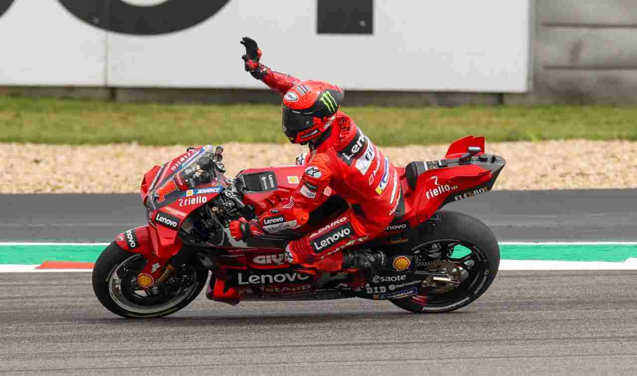 MotoGP Pecco Bagnaia in trionfo (ANSA)
