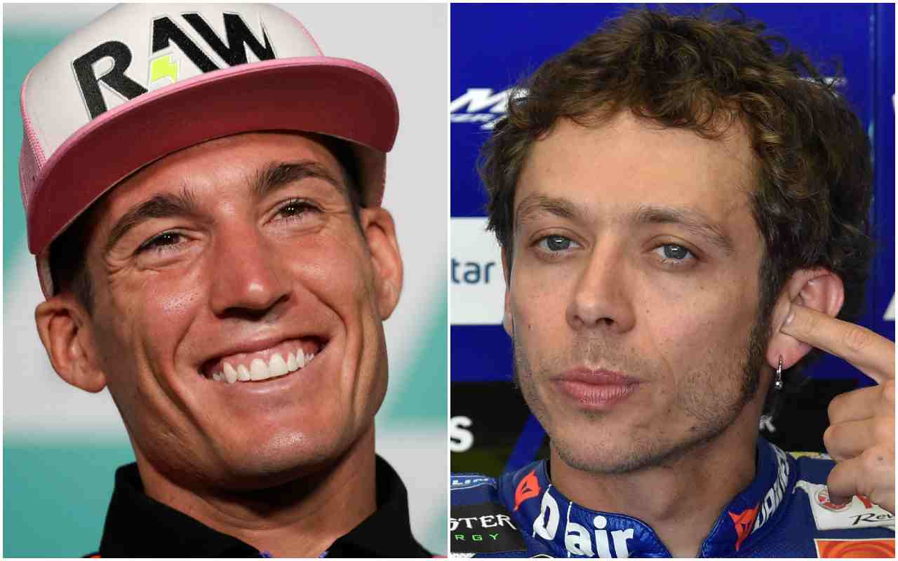 Valentino Rossi ed Aleix Espargaro (ANSA)