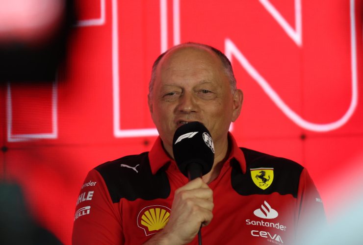 Il team principal della Ferrari Frederic Vasseur