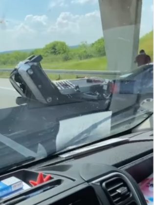 Incidente VW Golf (Instagram)