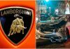 Incidente per una Lamborghini