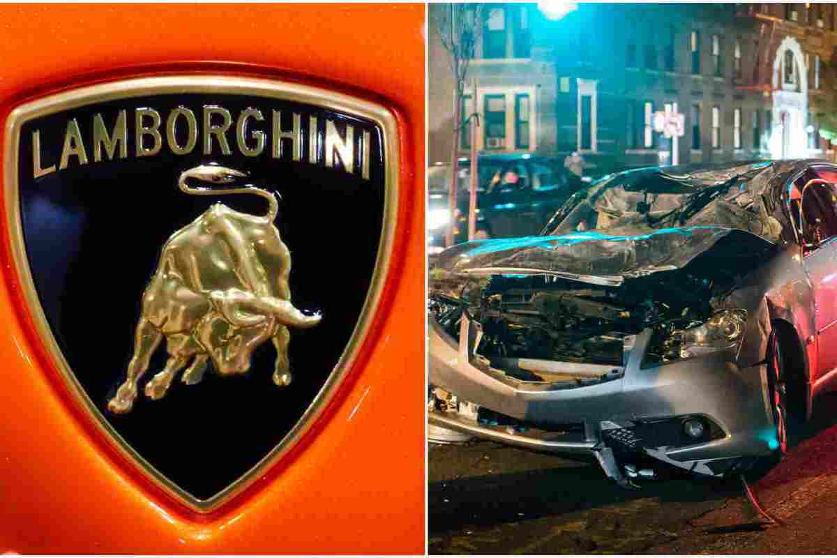 Incidente per una Lamborghini
