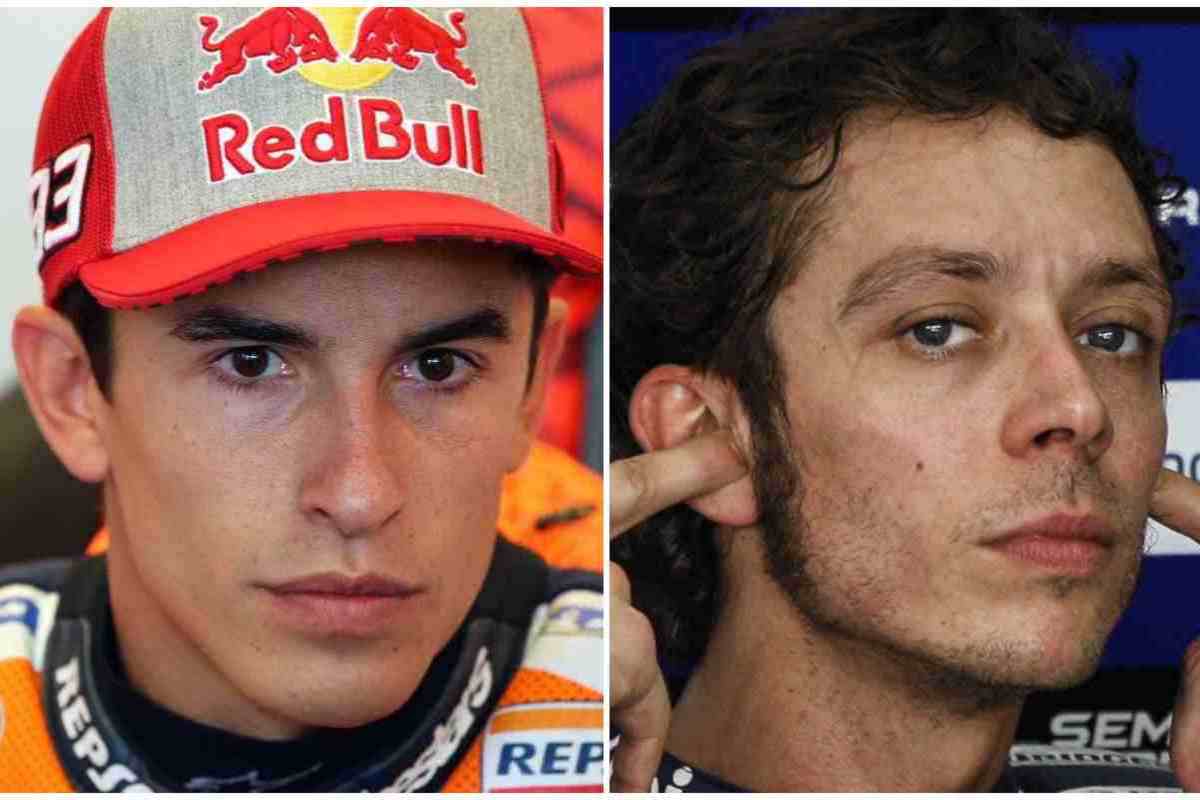 MotoGP Marc Marquez e Valentino Rossi e l'idea in comune