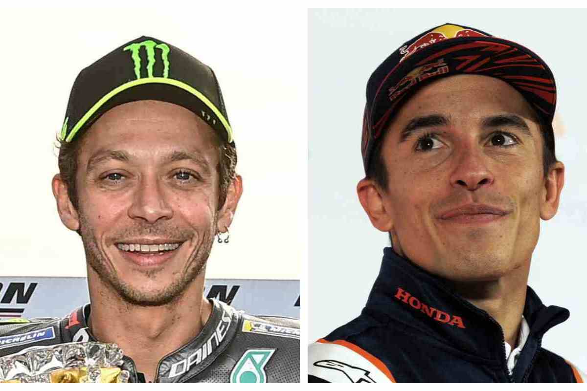 MotoGP Valentino Rossi e Marc Marquez (ANSA)