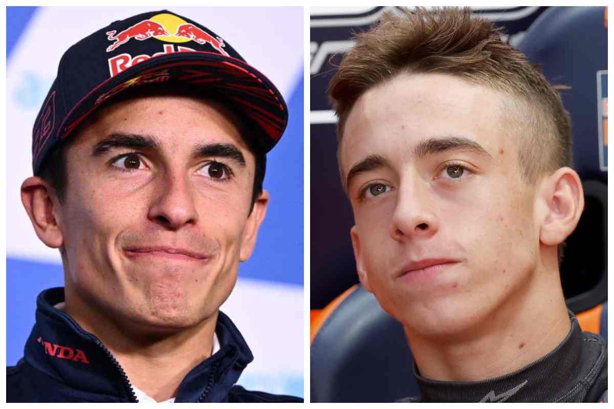 La coppia di spagnoli Pedro Acosta Marc Marquez