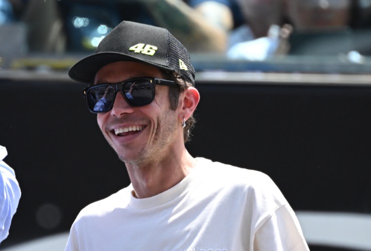 Un sorridente Valentino Rossi