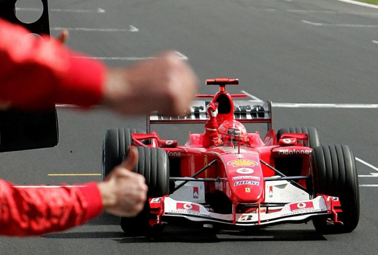 Il trionfo di Michael Schumacher
